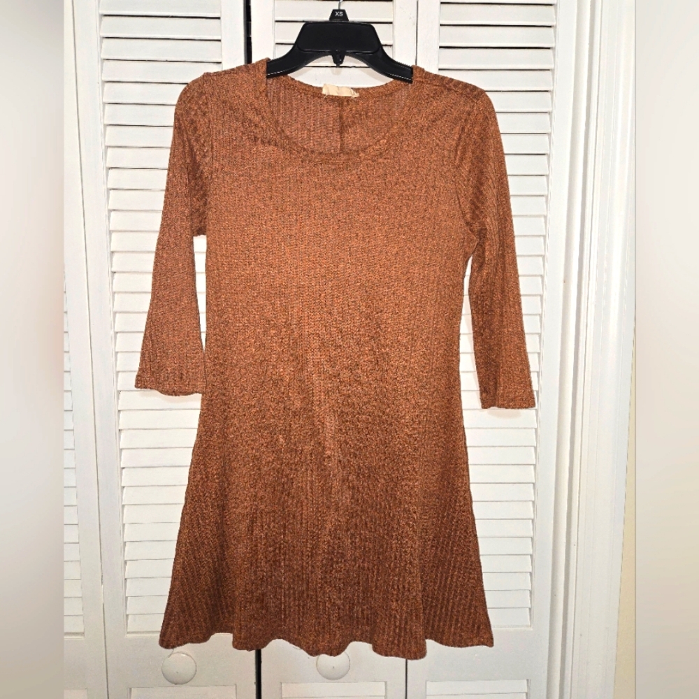 Forever Rose Women's XL Ribbed Mini Dress